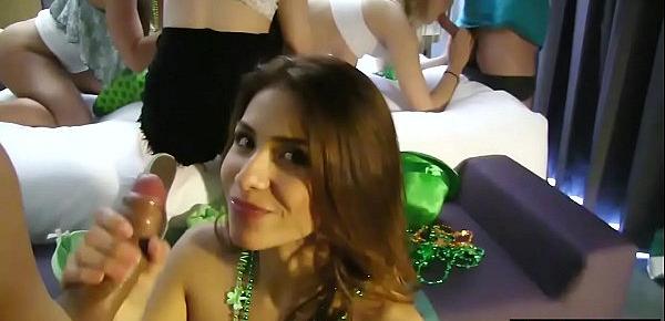  Slutty St Patricks day with horny teens and big cocks
